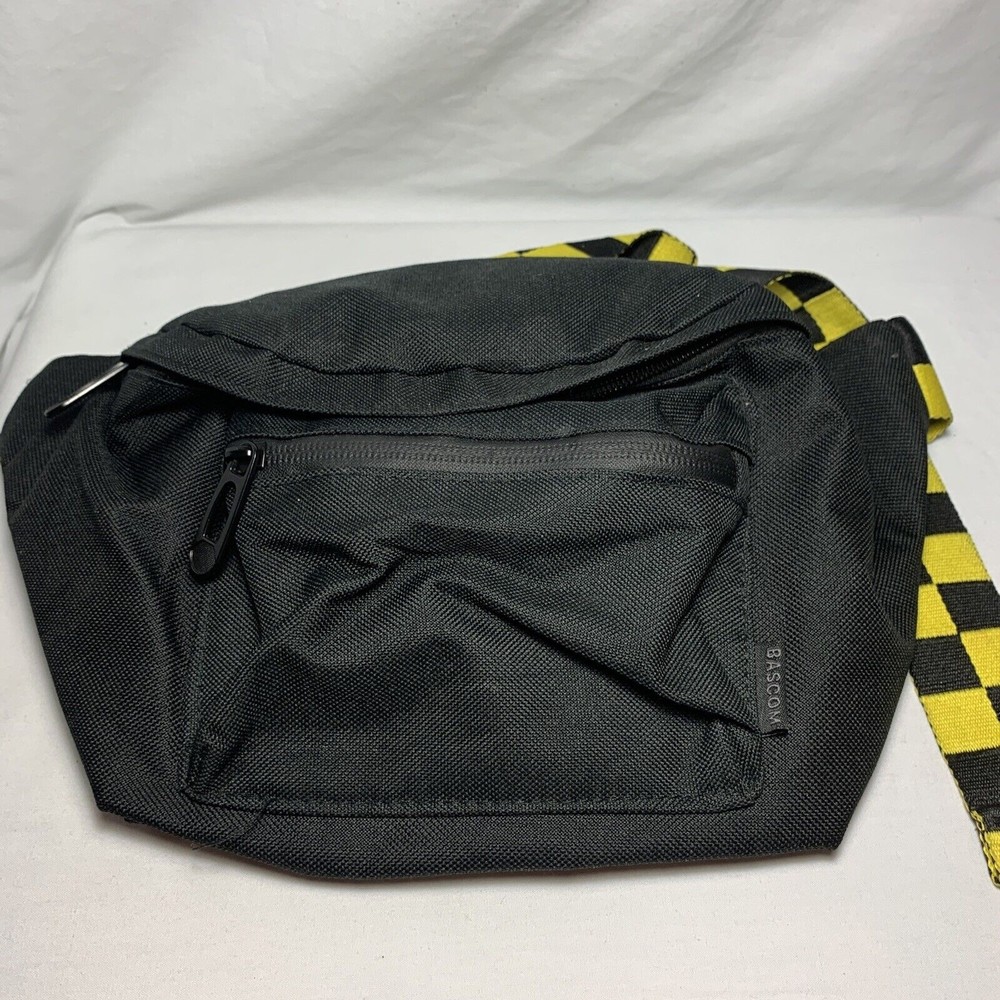 Bascom Projects Los Angeles Fanny Pack Black Yellow Checkerboard
